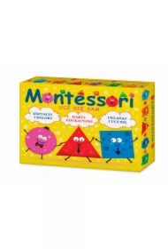 Montessori Ucz się sam. Karty edukacyjne. Kształty i kolory. Układaj i ucz się