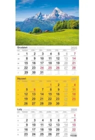 Kalendarz trójdzielny 2026