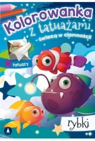 Kolorowanka z tatuażami. Rybki