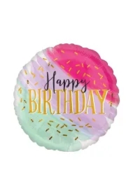 Balon foliowy Happy Birthday 46cm