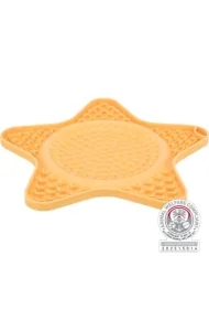 Taca na przysmaki LicknSnack, dla psa, żólta, silikon, 23, 5 cm