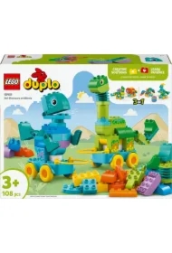 LEGO DUPLO Dinozaury na kółkach 3 w 1 10451