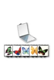 Lusterko kieszonkowe Butterfly kwadratowe