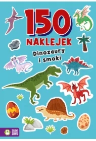 150 naklejek. Dinozaury i smoki