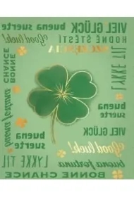 Karnet mini B8 Duża koniczyna