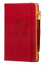 Harry Potter: Gryffindor, notesnik w miękkiej oprawie z długopisem