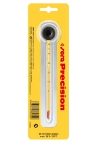 Precyzyjny termometr alkoholowy, szklany, 0, 6 x 15cm
