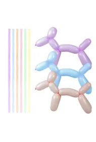 Balony do modelowania pastel makaroniki 15 szt