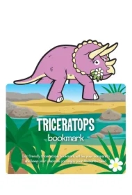 Zwierzęca zakładka do książki - Triceratops