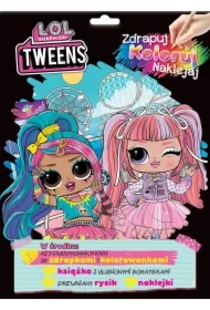 L.O.L. Surprise! Zdrapuj, koloruj, naklejaj