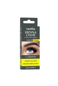 Henna do brwi i rzęs w kremie 1.1 Grafit