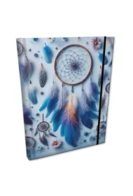 Notes B6 z gumką Soft Touch Łapacze Blue