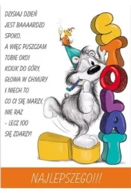 Karnet Happy B6 + koperta wzór nr 01