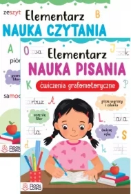 Pakiet Elementarz: Nauka czytania metodą sylabową, Nauka pisania. Ćwiczenia grafomotoryczne