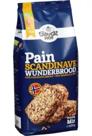 Mieszanka do pieczenia chleba z mąki owsianej pełnoziarnistej z dodatkiem płatków owsianych i nasion bezglutenowa