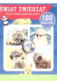 Świat zwierząt - atlas z naklejkami dla dzieci