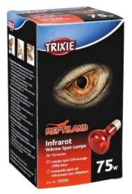 Punktowa lampa grzewcza, podczerwień, czerwona, 75W