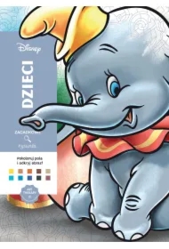 Disney. Dzieci. Zagadkowe rysunki. Art therapy. Kolorowanka antystresowa