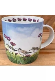 Kubek M88 Ptak biegus i kwiaty