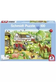 Puzzle 100 el. Wesołe gospodarstwo