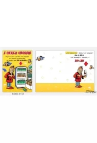 Karnet Comic B6 + koperta wzór nr 13 Urodziny