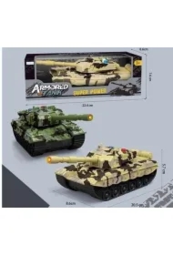 Czołg z napędem i światłem MIX