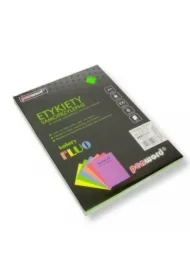 Etykiety samoprzylepne A4 fluo zielone 100ark