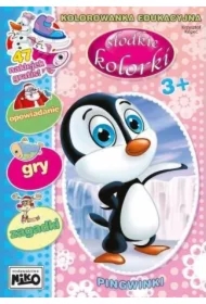 Słodkie kolorki. Pingwinki