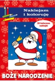 Boże Narodzenie. Naklejam i koloruję
