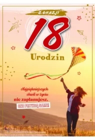 Karnet Urodziny 18