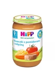 Kluseczki z pomidorami i cielęciną po 9. miesiącu