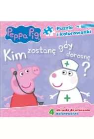 Puzzle i kolorowanki. Peppa Pig. Kim zostanę
