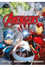 Czytaj rozwiązuj koloruj. Marvel Avengers
