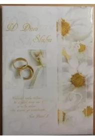 Książeczka brokat A5 Ślub 014