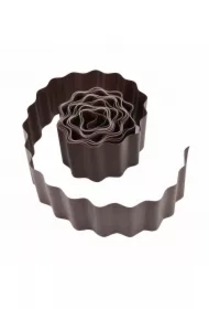 Obrzeże trawnikowe faliste brąz 10*9 m