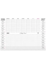 Kalendarz 2026/2027 biuwar A2 - Duży z listwą