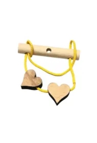 Zabawka edukacyjna. Poplątaniec. Zaplątane serduszka