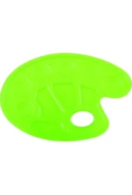 Paletka do mieszania kolorów, 10 przegródek, zielona