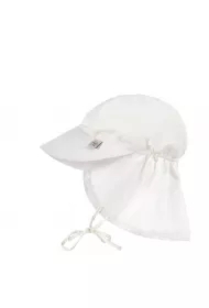 Czapka przeciwsłoneczna z daszkiem i osłoną karku UV80 Splash & Fun nature, rozm. 46/49