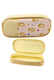 Piórnik szkolny kosmiczne Tygryski beżowy 24cm