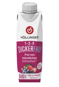 Napój o smaku owoców leśnych bez cukru