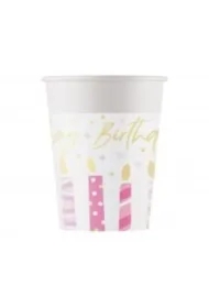 Talerzyki papierowe Birthday Candles 23cm