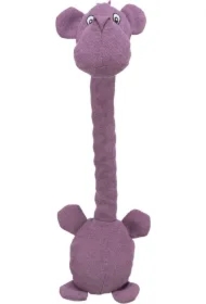 Hipopotam, zabawka, dla psa, plusz/lina, 50 cm, z efektem pamięci