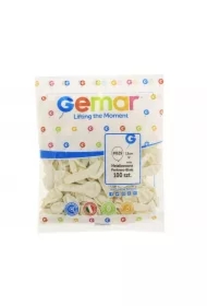 Balony AM50 metal perłowo-białe 29