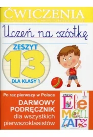 Uczeń na szóstkę. Zeszyt 13 dla klasy 1. Ćwiczenia do Naszego Elementarza