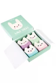 Skarpetki dla niemowląt 4 pary, Króliczki