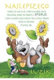 Karnet Happy B6 + koperta wzór nr 15