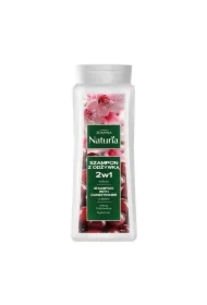 Naturia szampon z odżywką 2w1 do włosów farbowanych Wiśnia