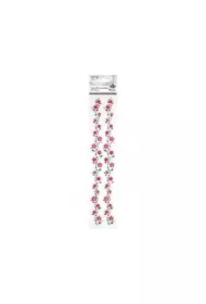 Kryształki samoprzylepne na pasku Kwiaty 2 szt