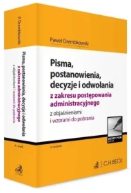 Pisma, postanowienia, decyzje i odwołania...